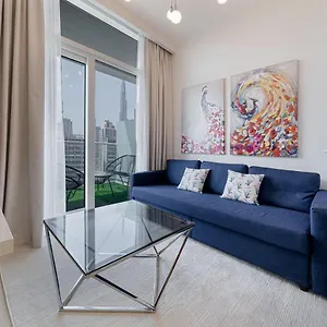 Alluring 1 Bd In Business Bay With Burj Khalifa View Апартаменты Дубай